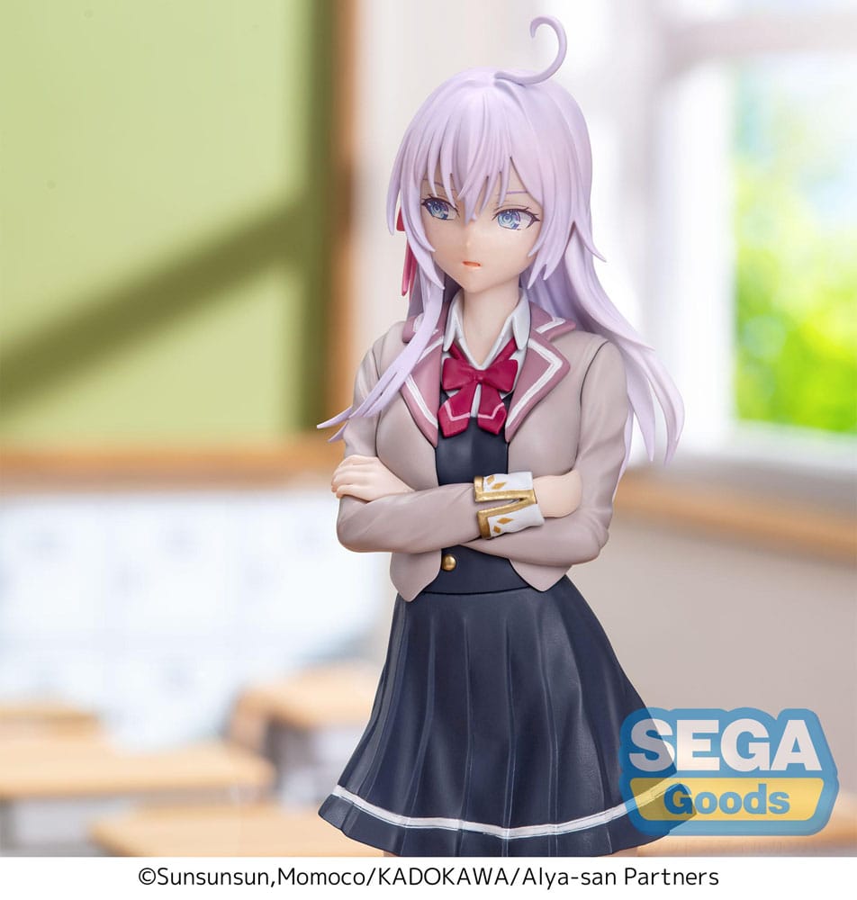 Alya Sometimes Hides Her Feelings in Russian Luminasta PVC Statue Alya Uniform Ver. 18 cm Sega