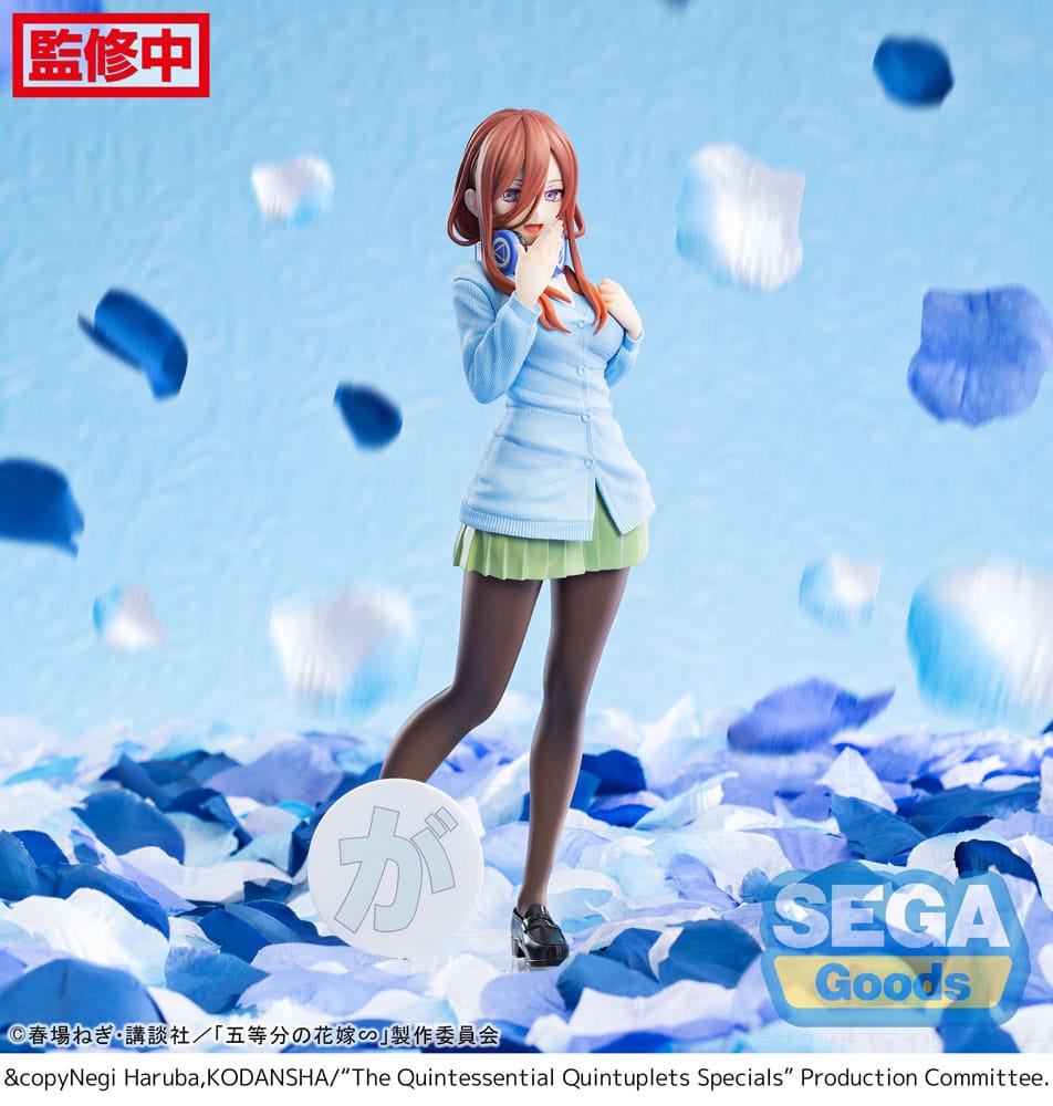 The Quintessential Quintuplets Specials Luminasta PVC Statue Miku Nakano 20 cm Sega