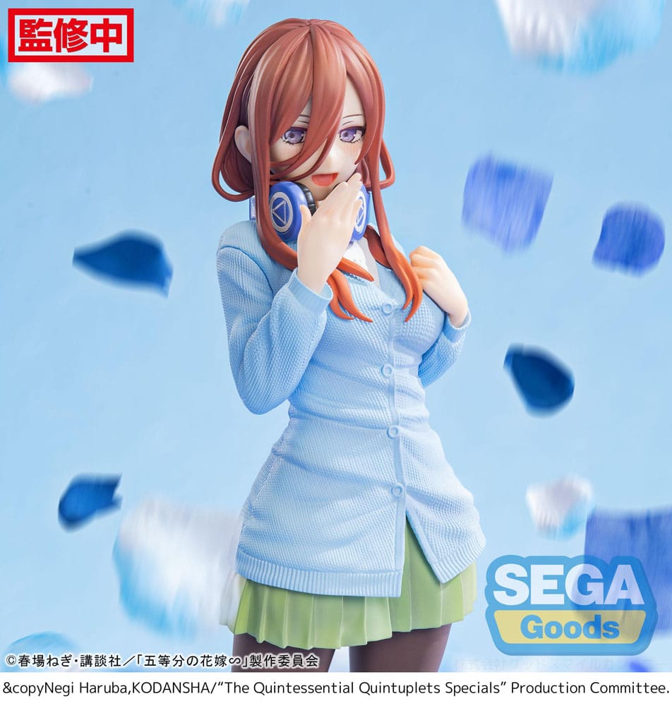 The Quintessential Quintuplets Specials Luminasta PVC Statue Miku Nakano 20 cm Sega