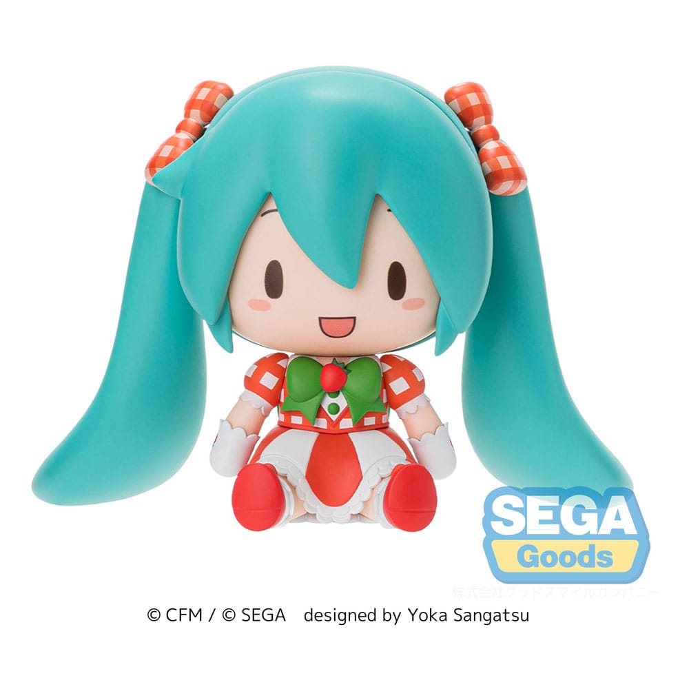 Character Vocal Series 01: Hatsune Miku Fuwa Petit Chibi Figure Hatsune Miku x Love and Berry Dress Up and Dance! Lovely Strawberry 8 cm Sega
