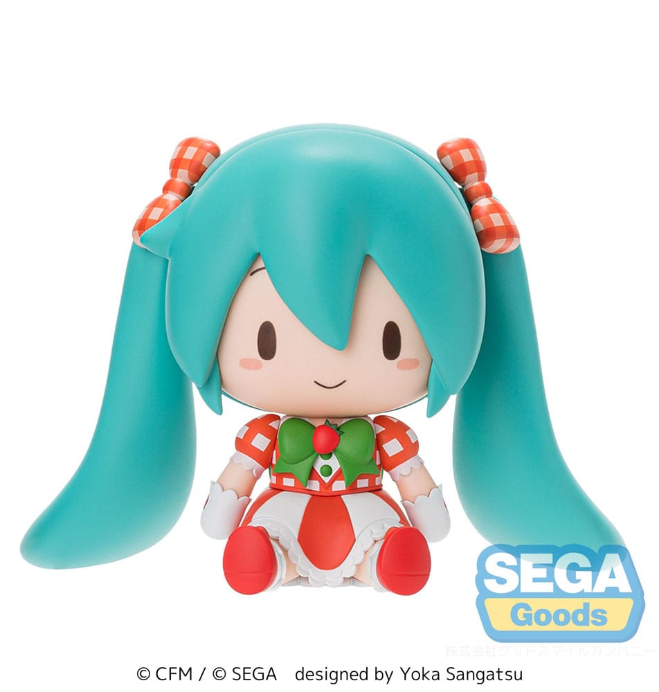 Character Vocal Series 01: Hatsune Miku Fuwa Petit Chibi Figure Hatsune Miku x Love and Berry Dress Up and Dance! Lovely Strawberry 8 cm Sega