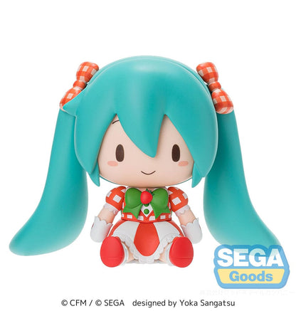 Character Vocal Series 01: Hatsune Miku Fuwa Petit Chibi Figure Hatsune Miku x Love and Berry Dress Up and Dance! Lovely Strawberry 8 cm Sega