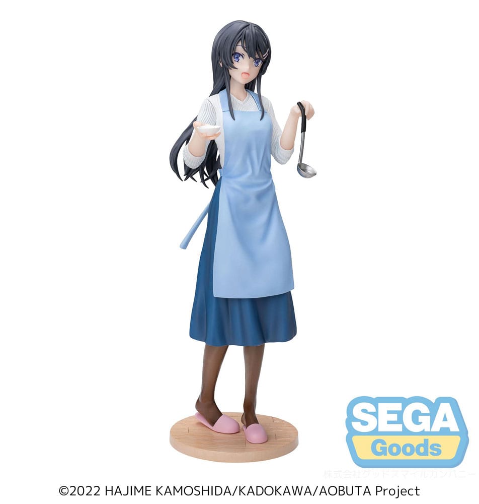 Rascal Does Not Dream of Bunny Girl Senpai Luminasta PVC Statue Mai Sakurajima Apron 14 cm Statues