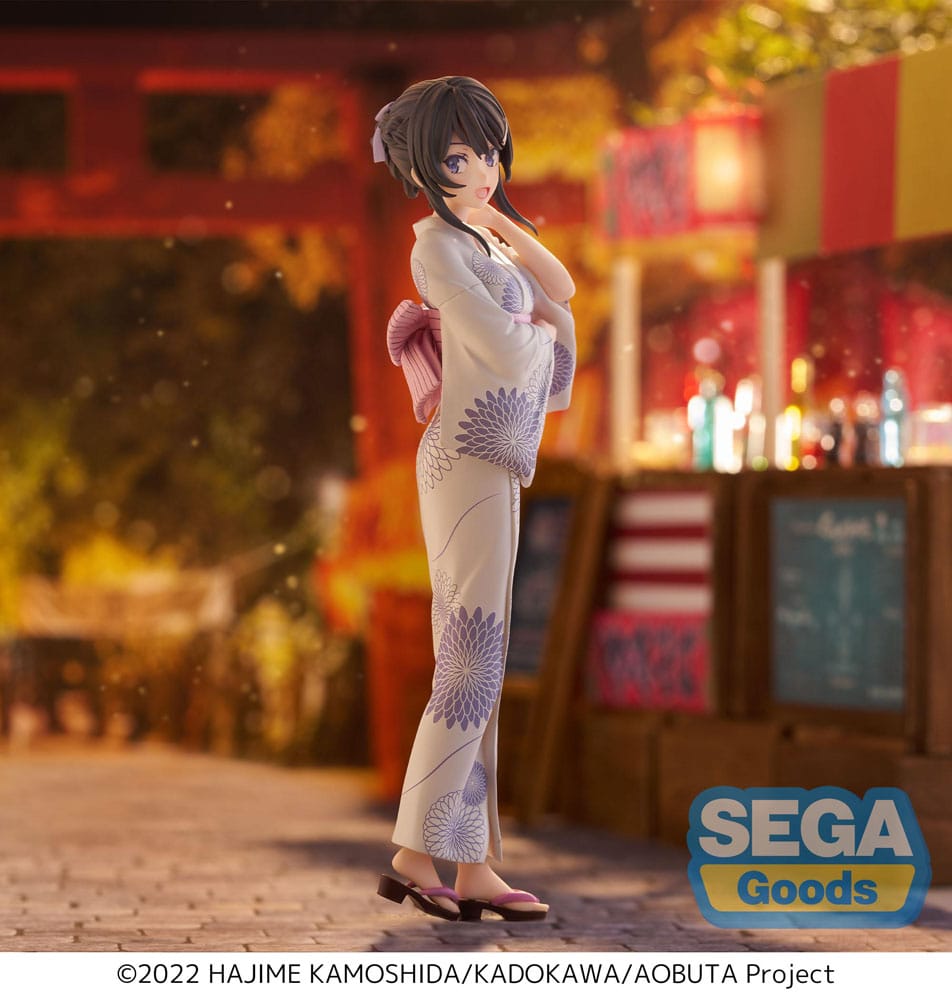 Rascal Does Not Dream of Bunny Girl Senpai Luminasta PVC Statue Mai Sakurajima Yukata 22 cm