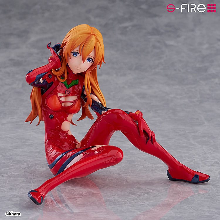 Rebuild of Evangelion S-Fire PVC Statue 1/7 Asuka Langley 12 cm Sega