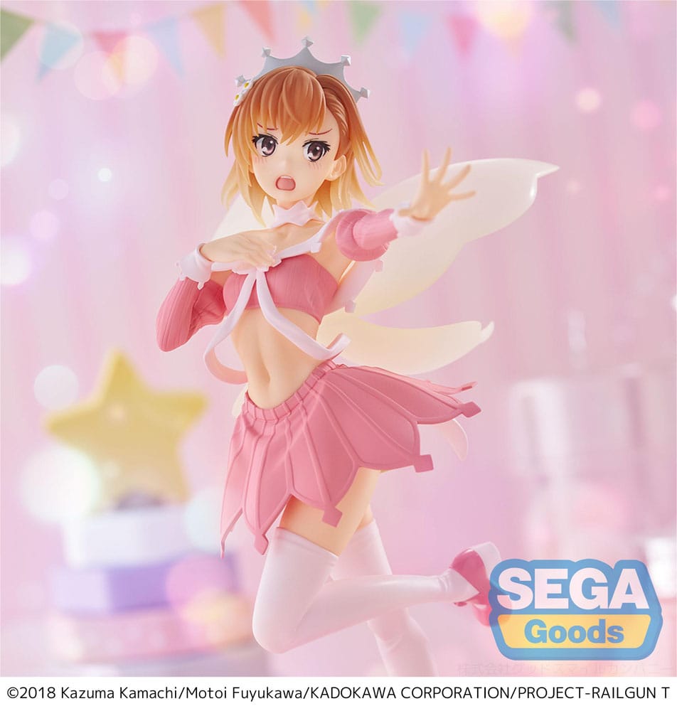 A Certain Scientific Railgun T Luminasta PVC Statue Mikoto Misaka Great Spirit Maid 20 cm Sega