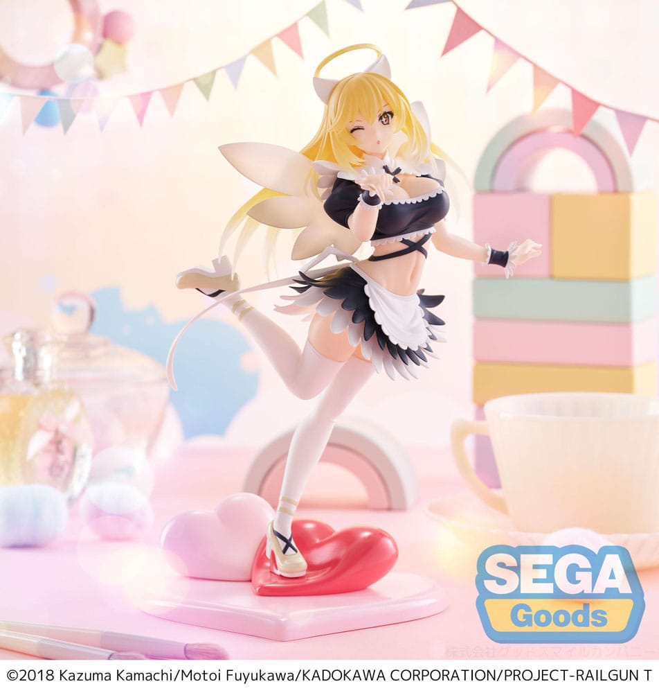 A Certain Scientific Railgun T Luminasta PVC Statue Misaki Shokuhou Fallen Angel Maid 20 cm Sega