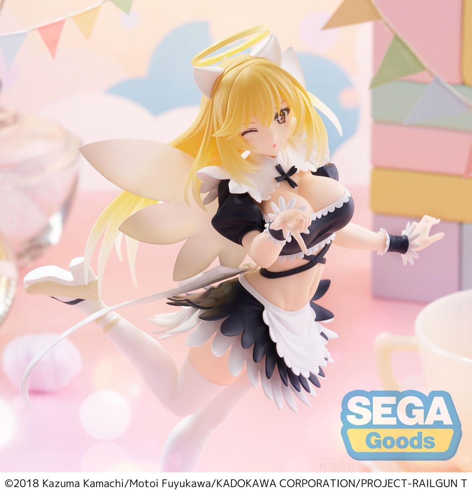 A Certain Scientific Railgun T Luminasta PVC Statue Misaki Shokuhou Fallen Angel Maid 20 cm Sega