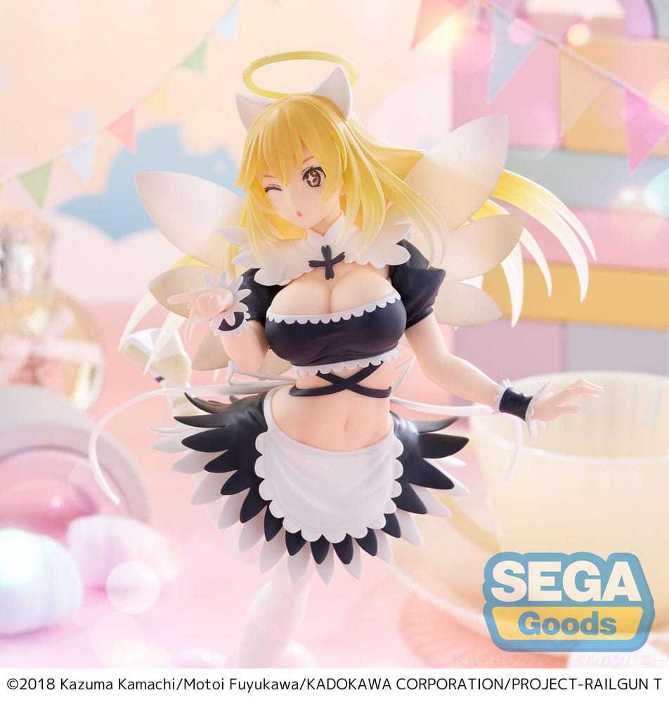 A Certain Scientific Railgun T Luminasta PVC Statue Misaki Shokuhou Fallen Angel Maid 20 cm Sega