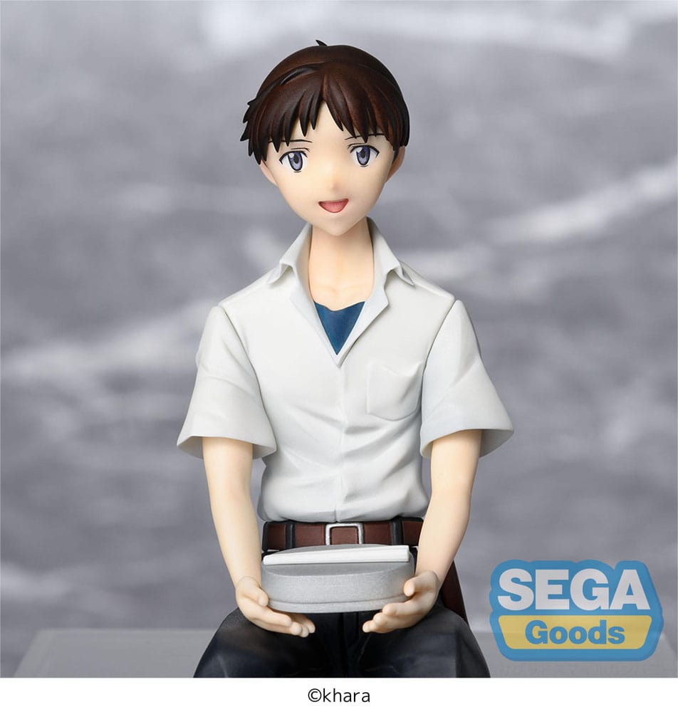 Rebuild of Evangelion PM Perching PVC Statue Shinji Ikari Evangelion New Theatrical Edition 14 cm Sega