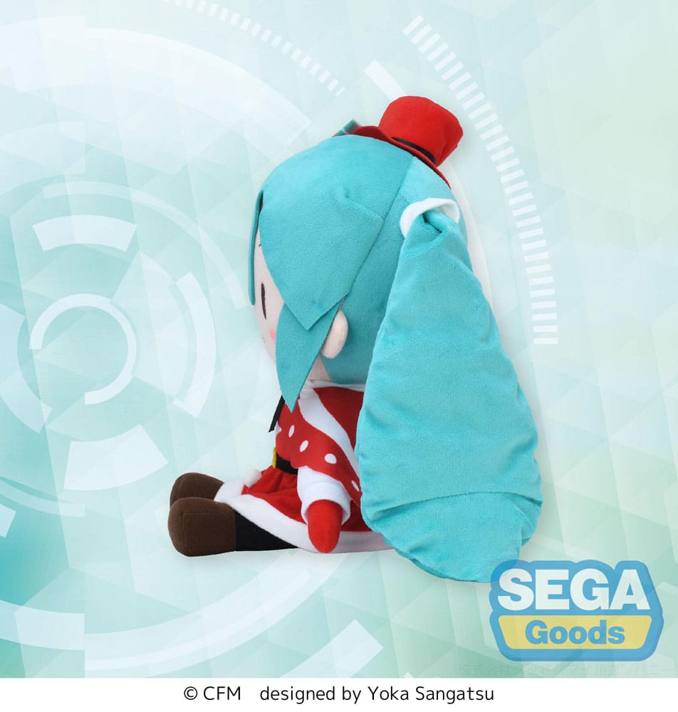 Character Vocal Series 01: Hatsune Miku Fuwa Petit Plush Figure Hatsune Miku Christmas LL 35 cm