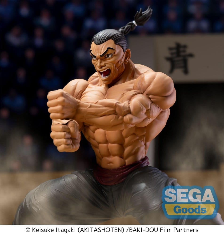 Baki-Dou Luminasta PVC Figure Kaioh Retsu 15 cm