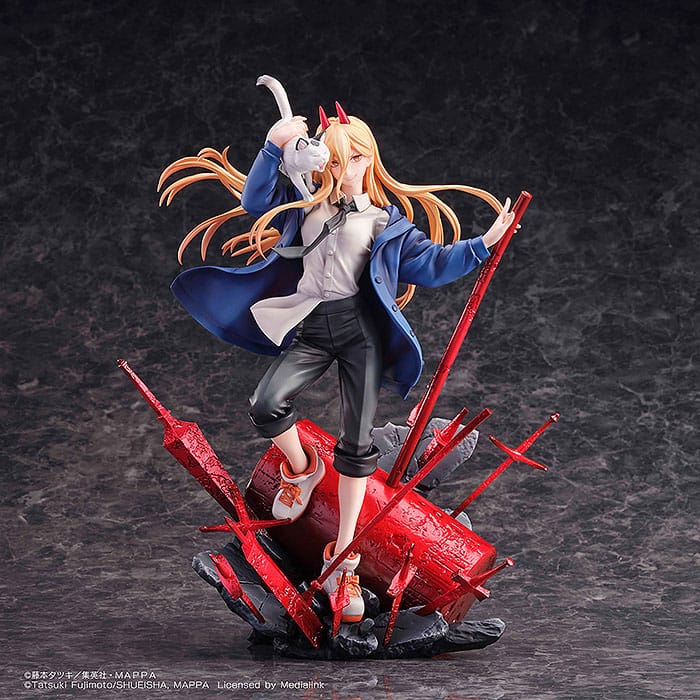 Chainsaw Man Statue 1/7 Power & Meowy 28 cm Statues