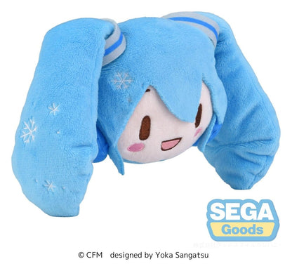Snow Miku Fuwa Petit Plush Figure Face Mascot
