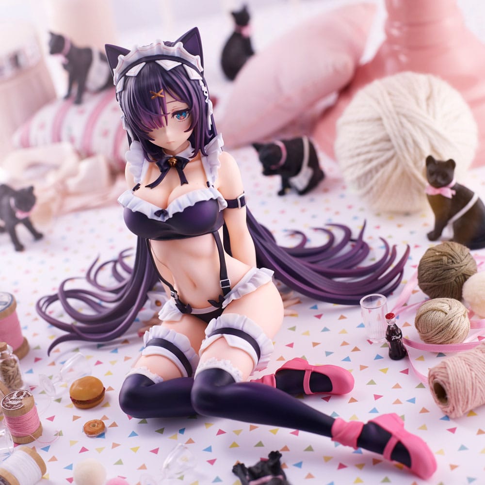 Original Character Statue PVC Cat Maid 15 cm