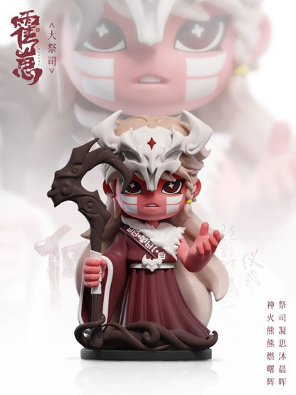 Original Character Trading Figures Huozai Wusheng Group Portrait Series 8 cm Assortment (6)