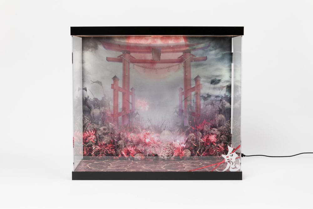 SHINSAI Acrylic Display Case with Lighting Inbina Rasethuhime Saki 39 cm Statues
