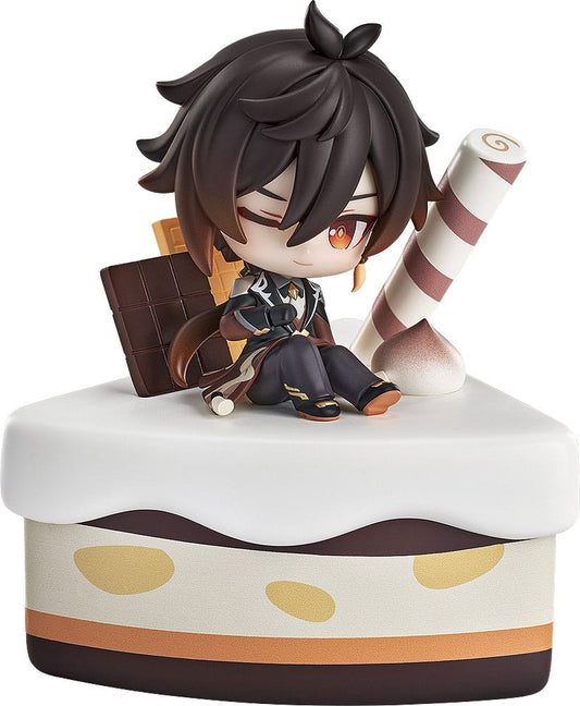 Genshin Impact Wondrous Travels Series Figure Zhongli Chibi 12 cm