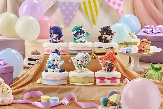 Genshin Impact Wondrous Travels Series Figure Zhongli Chibi 12 cm