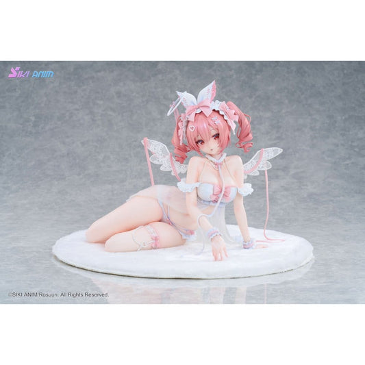 Original Character PVC Figure 1/4 White Rabbit Rosu Angel Ver. Illustrated by Rosuuri Bonus Edition 23 cm