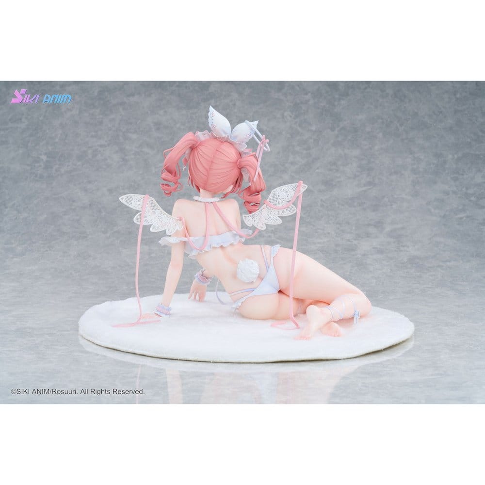 Original Character PVC Figure 1/4 White Rabbit Rosu Angel Ver. Illustrated by Rosuuri Bonus Edition 23 cm