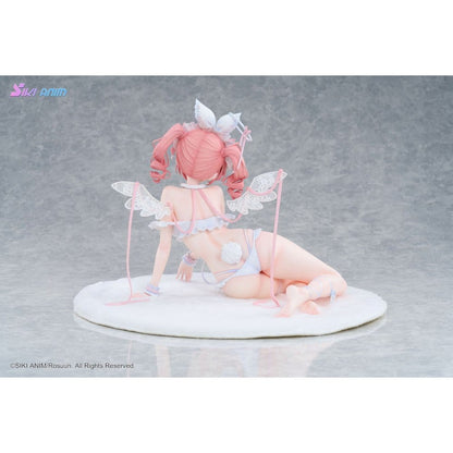 Original Character PVC Figure 1/4 White Rabbit Rosu Angel Ver. Illustrated by Rosuuri Bonus Edition 23 cm