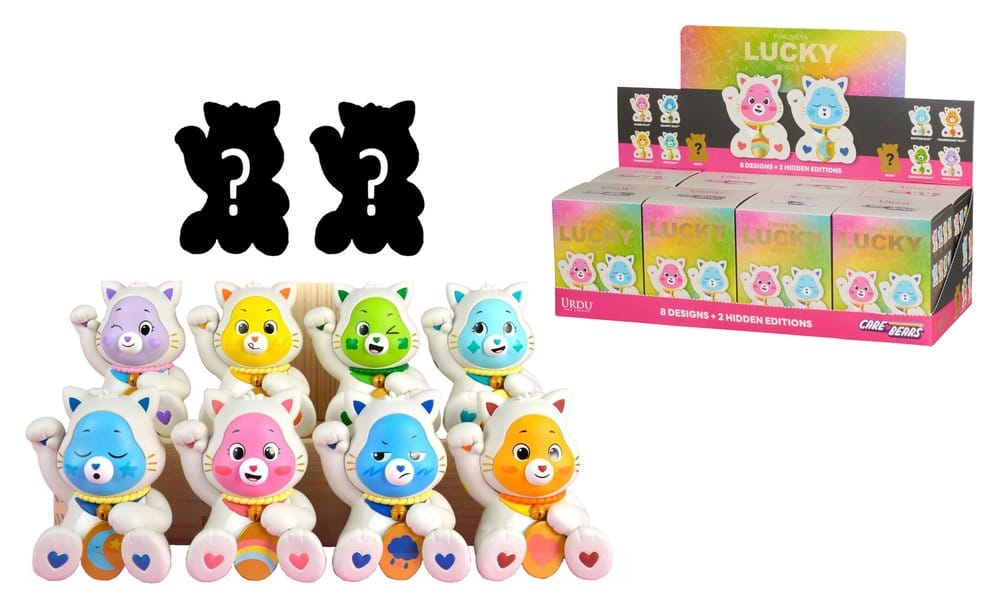 Care Bears Plush Figures Fukuheya 8 cm Blind Box Display (8) Simba