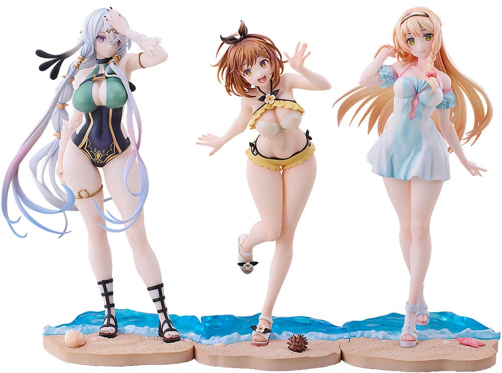 Atelier Ryza: Ever Darkness & the Secret Hideout PVC Statues 3-Pack 1/7 Ryza Klaudia Lila: Swimsuit Ver. Statues