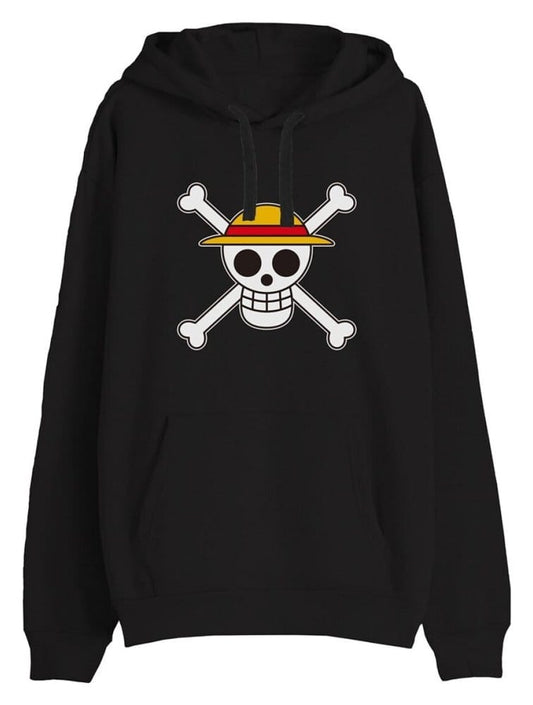 One Piece Sweater Skull Black Size L