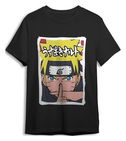 Naruto Shippuden T-Shirt X Black Size XL