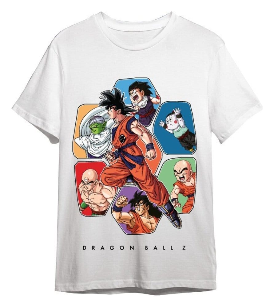 Dragon Ball T-Shirt Friends White Size S