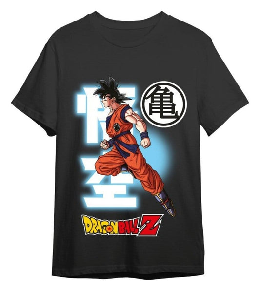 Dragon Ball Z T-Shirt Goku Fly Black Size XL