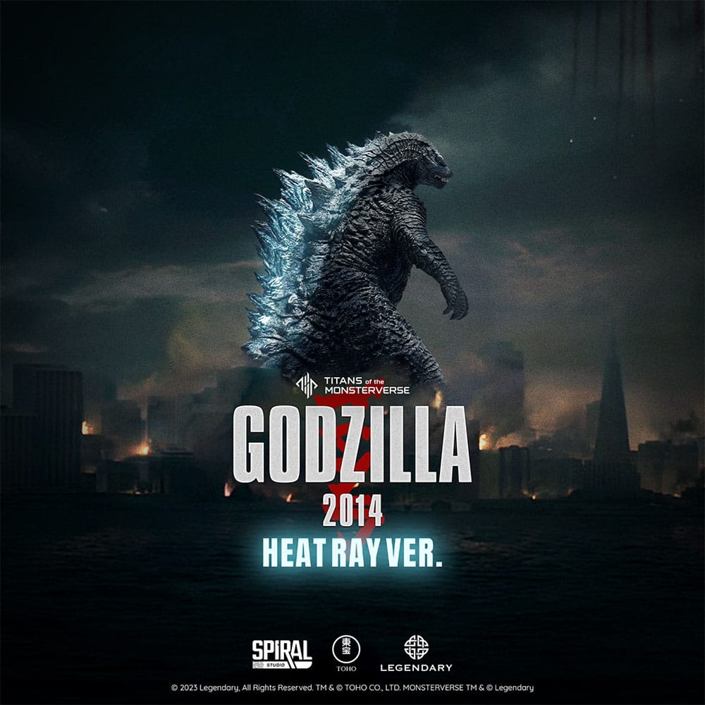 Godzilla 2014 Titans of the Monsterverse PVC Statue Godzilla (Heat Ray Version) 44 cm Spiral Studio