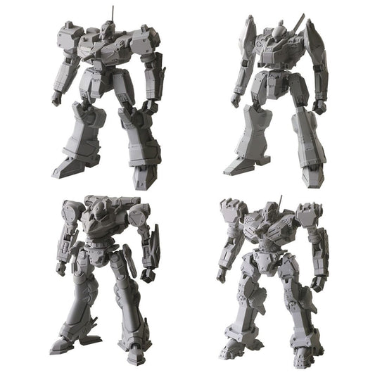 Armored Core Structure Arts Plastic Model Kits 4-Pack Series 1 Model kits