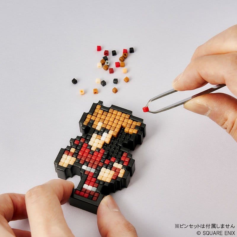 Final Fantasy Pixel Remaster DIY Pixel Art Keychain Collection Vol.2 Blind Box Display (6)