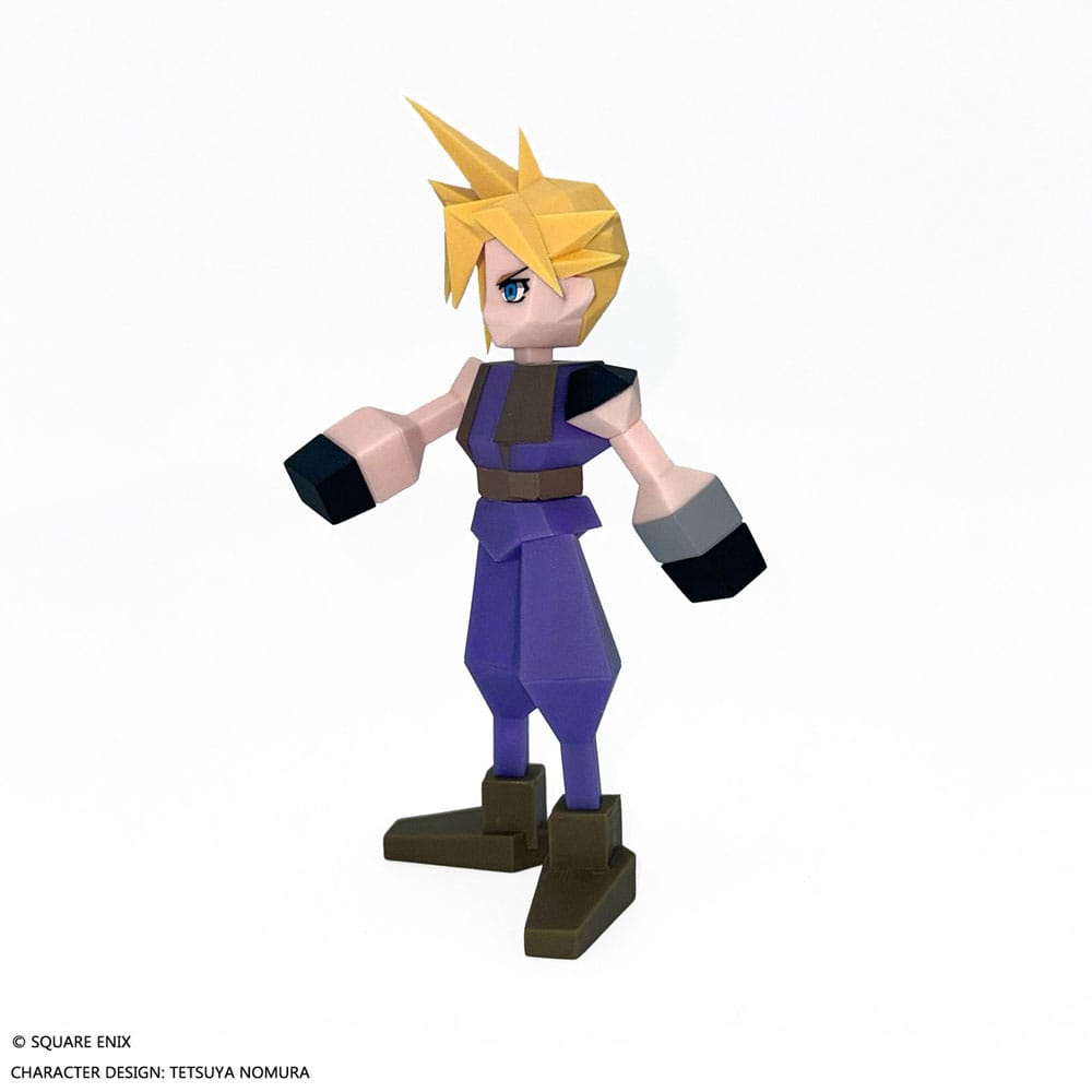 Final Fantasy VII Polygon Vinyl Figure Cloud Strife 15 cm Statues