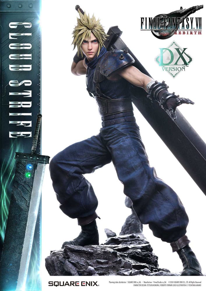 Final Fantasy VII Rebirth Statue 1/4 Cloud Strife Deluxe Ver. 68 cm Statues