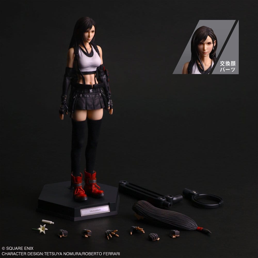 Final Fantasy VII Rebirth Play Arts Shin Action Figure Tifa Lockhart 25 cm