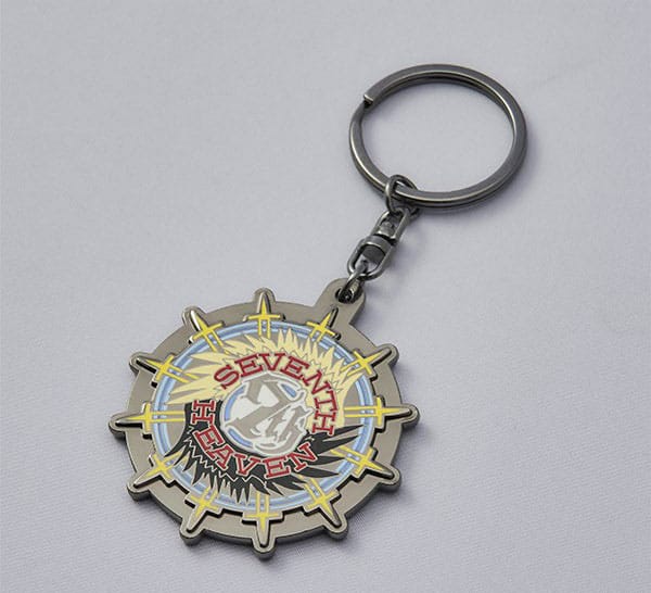 Final Fantasy VII Rebirth Metal-Keychain Seventh Heaven Square-Enix