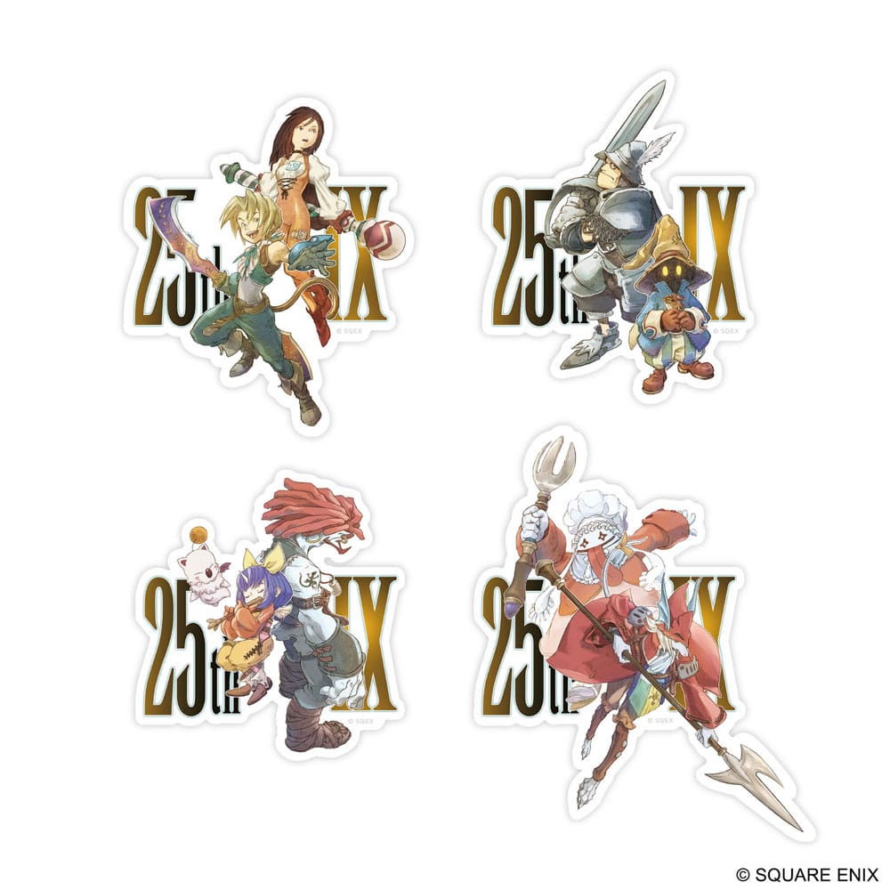 Final Fantasy IX Sticker Pack 25th Anniversary Patches & Stickers