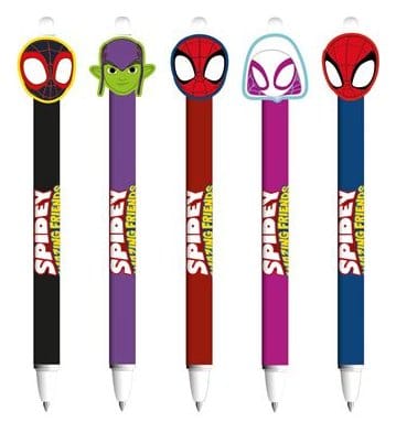Spidey & Friends Erasable Gel Pen Friends Display (30) Pyramid International