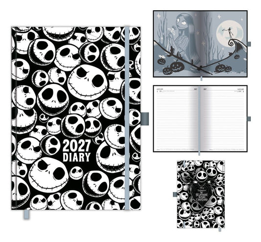 The Nightmare Before Christmas A5 DTP Diary 2027 Skellington Avalanche