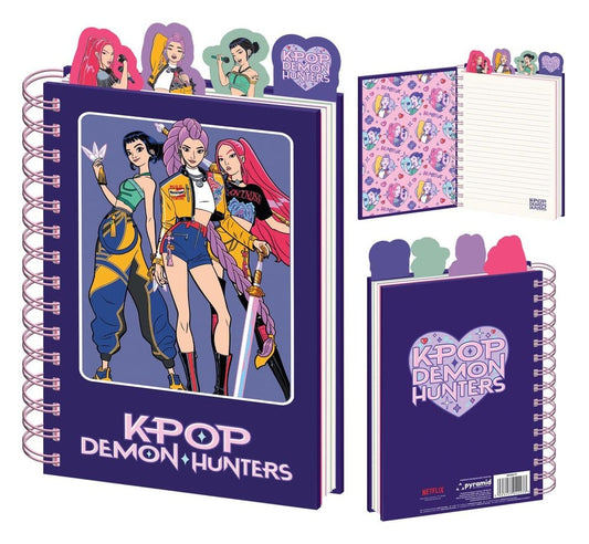 KPop Demon Hunters Project Notebook A5 Hunter/X Display (10)
