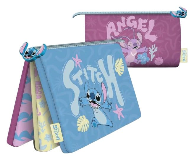 Lilo & Stitch Multi-Pouch Pencil Case In The Sun Display (6)