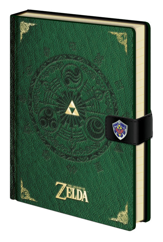 Legend of Zelda Premium Notebook A5 Triforce New Version Stationery