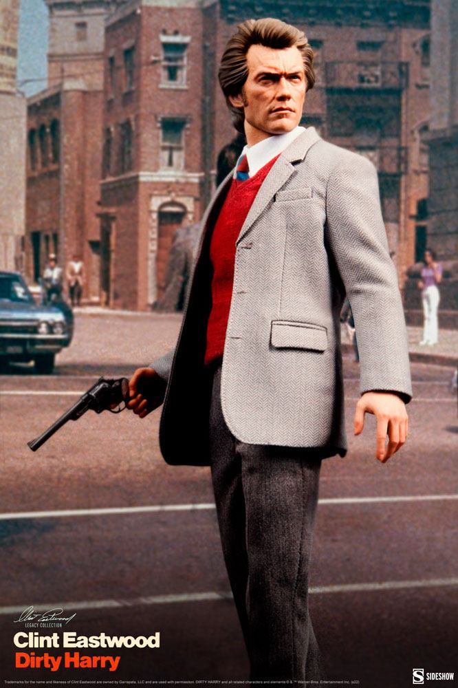 Dirty Harry Clint Eastwood Legacy Collection Action Figure 1/6 Harry Callahan 30 cm Sideshow Collectibles