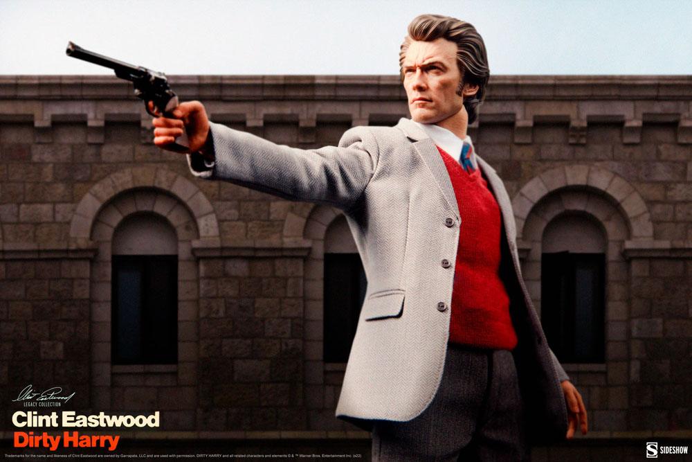 Dirty Harry Clint Eastwood Legacy Collection Action Figure 1/6 Harry Callahan 30 cm Sideshow Collectibles