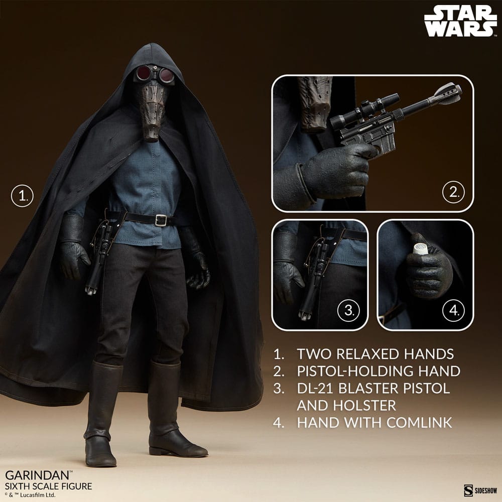 Star Wars Episode IV Scum & Villainy Action Figure 1/6 Garindan 30 cm Action figures