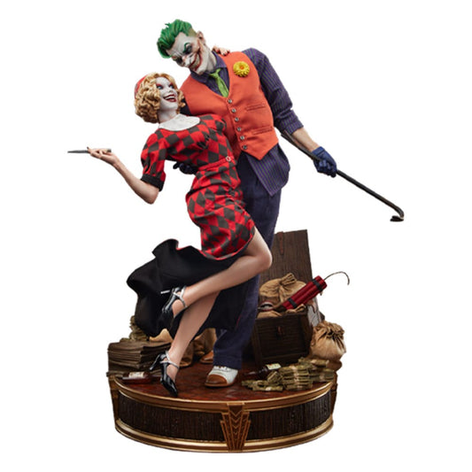 DC Comics Mythos Statue 1/5 The Joker and Harley Quinn: Lawless Love 41 cm Statues