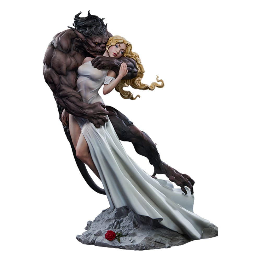 Original Artist Series Statue Beauty and the Beast by Maria Panfilova 46 cm Statues